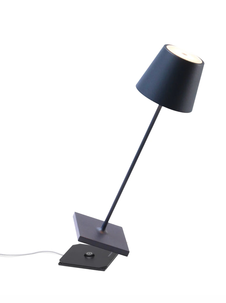 Zafferano Poldina Pro Lamp, Steel Blue - Charles Mayer