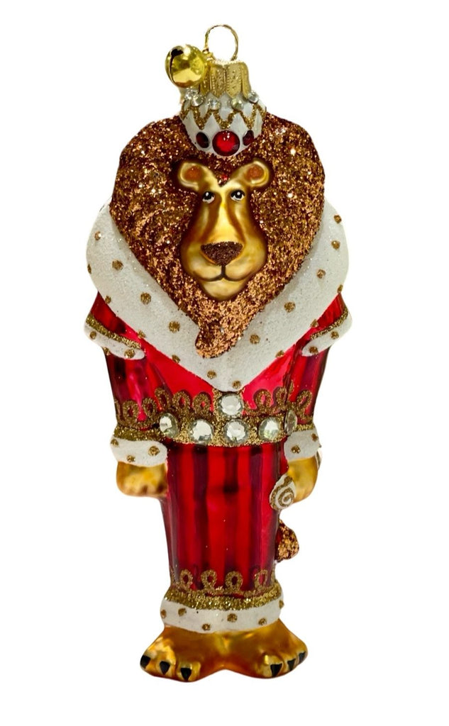 Jinglenog Red/Gold Leo Ornament - Charles Mayer