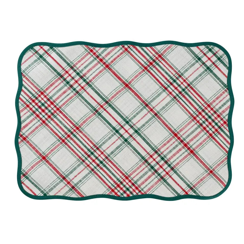Juliska Merry Tartan Placemat, Set of 4 - Charles Mayer
