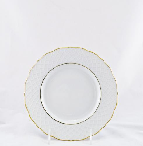 Anna Weatherley Empire White and Gold Salad/Dessert Plate - Charles Mayer