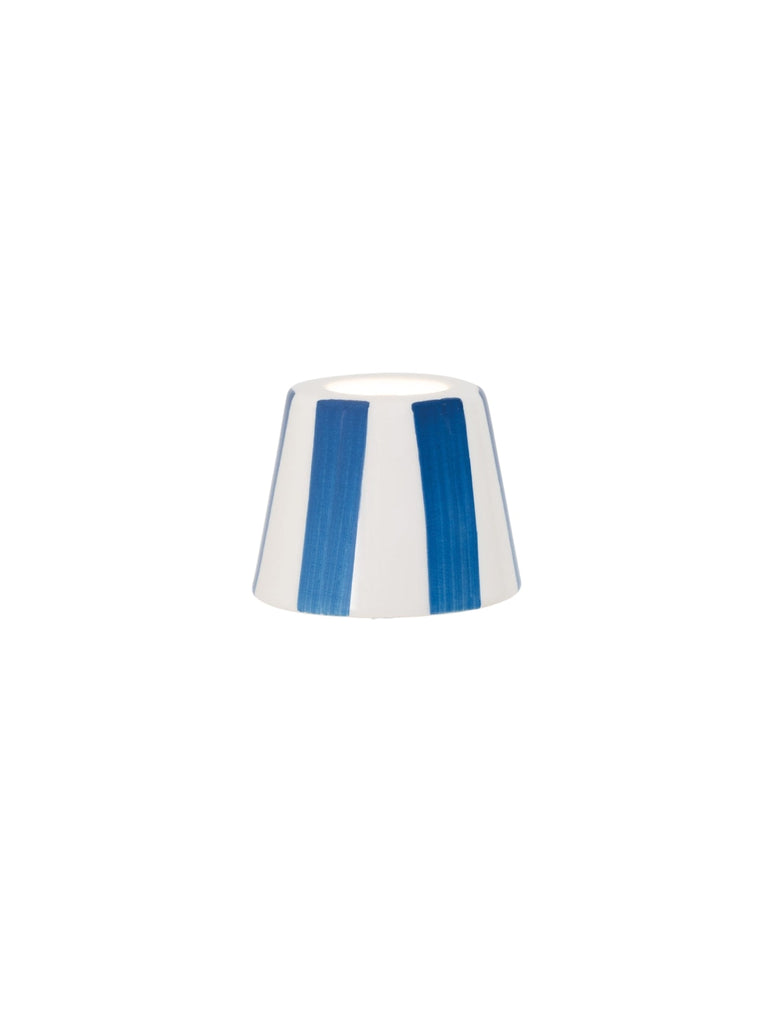 Zafferano Micro Lido Stripe Shade, Light Blue - Charles Mayer