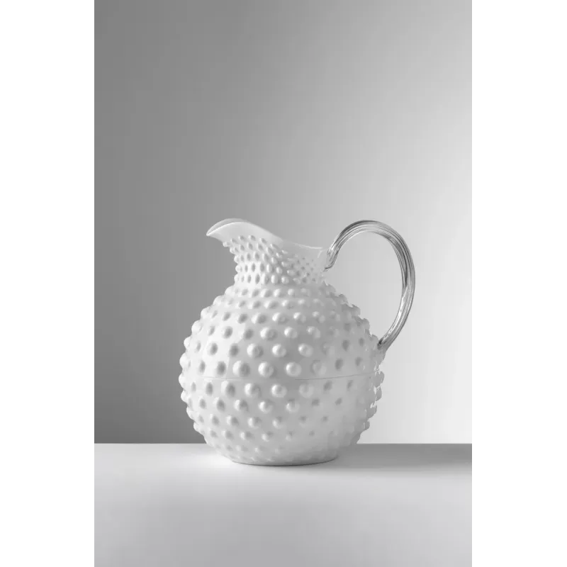 Mario Luca Giusti Rosetta White Pitcher - Charles Mayer