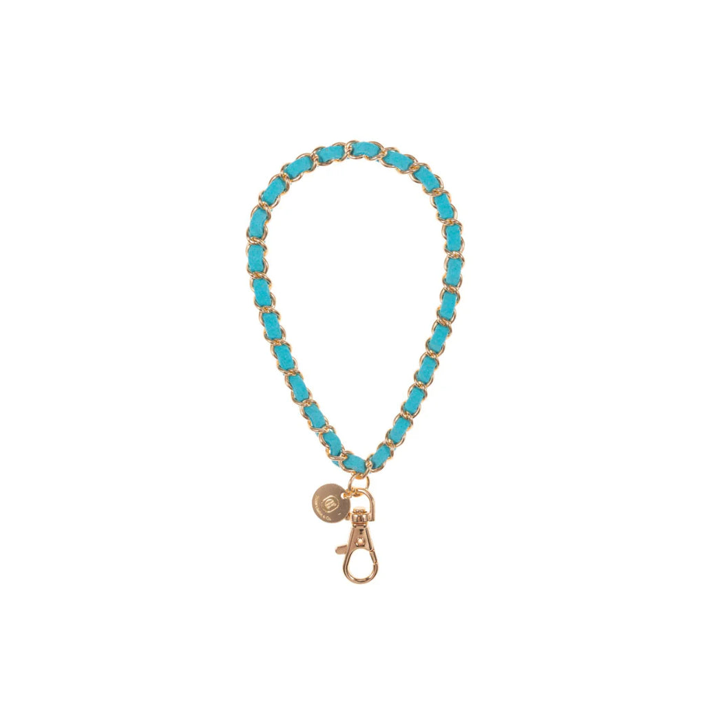 Miami Chains Sky Blue Phone Wristlet - Charles Mayer