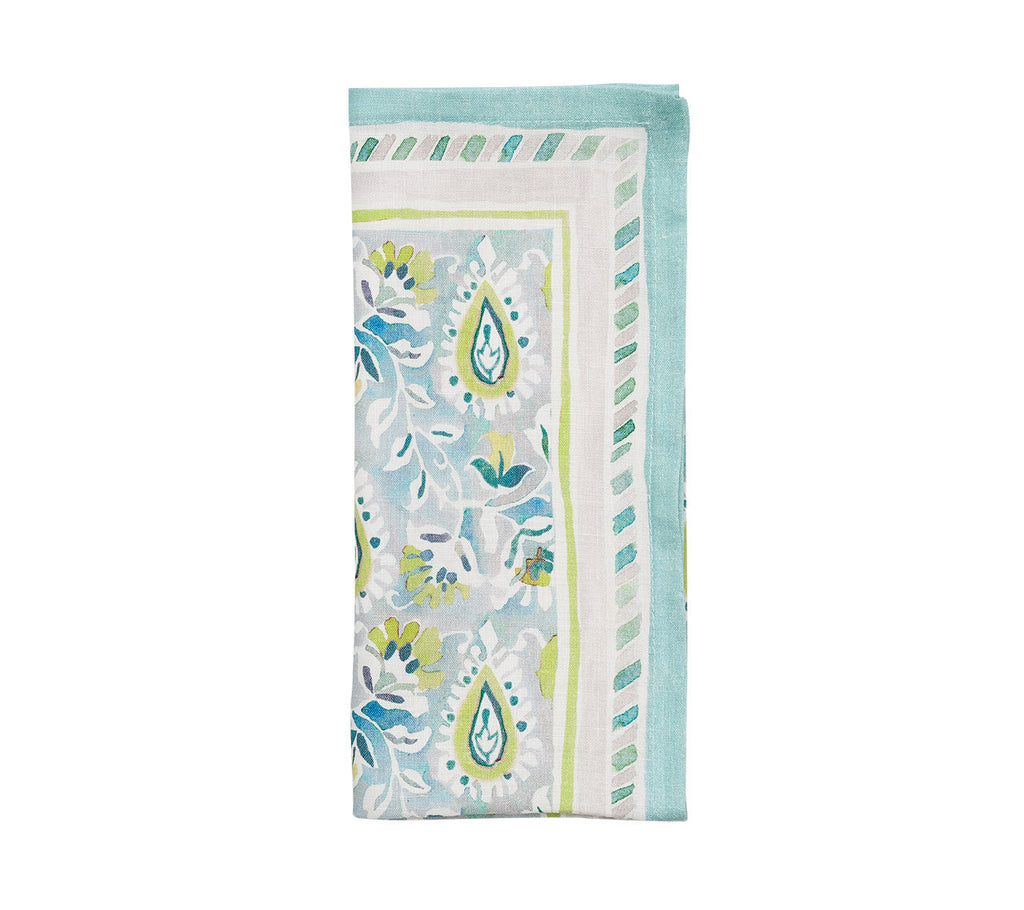 Kim Seybert Mira Seafoam Green Napkin - Charles Mayer