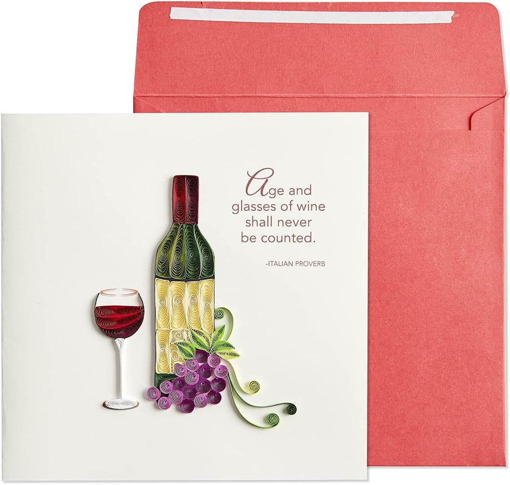 Niquea.D Wine Bottle Birthday Card - Charles Mayer