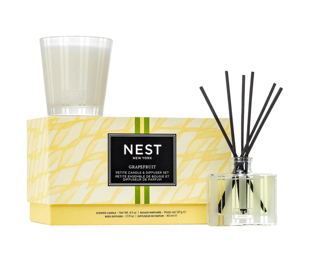 Nest Petite Candle & Diffuser Set, Grapefruit - Charles Mayer