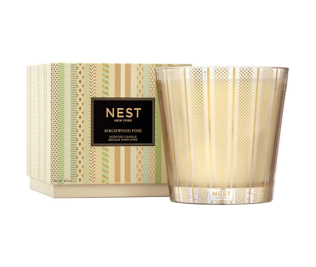 Nest Fragrances Birchwood Pine Luxury 4 Wick Candle - Charles Mayer