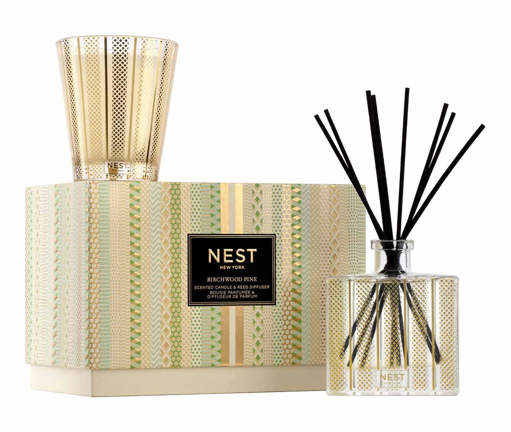 Nest Fragrances Birchwood Pine Classic Candle & Diffuser Set - Charles Mayer