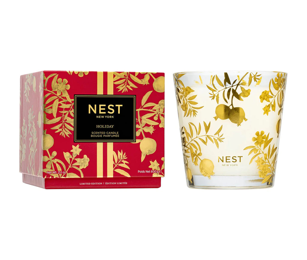 Nest Fragrances Holiday Specialty 3 Wick Candle - Charles Mayer