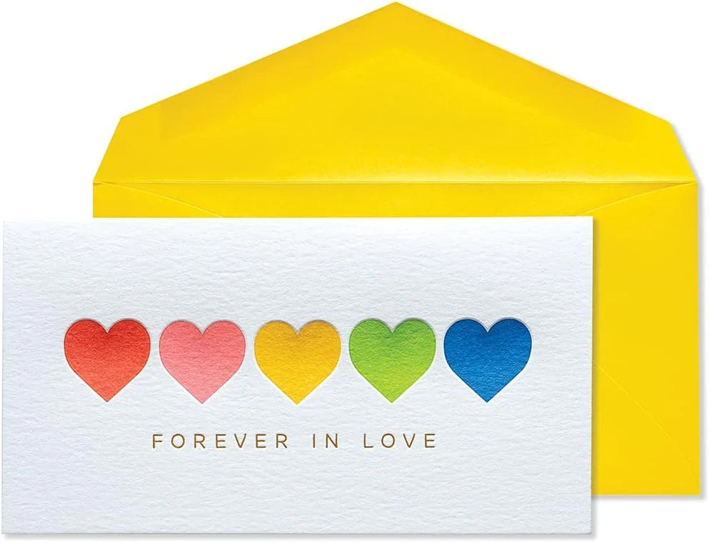 Niquea.D Row of Hearts Card - Charles Mayer