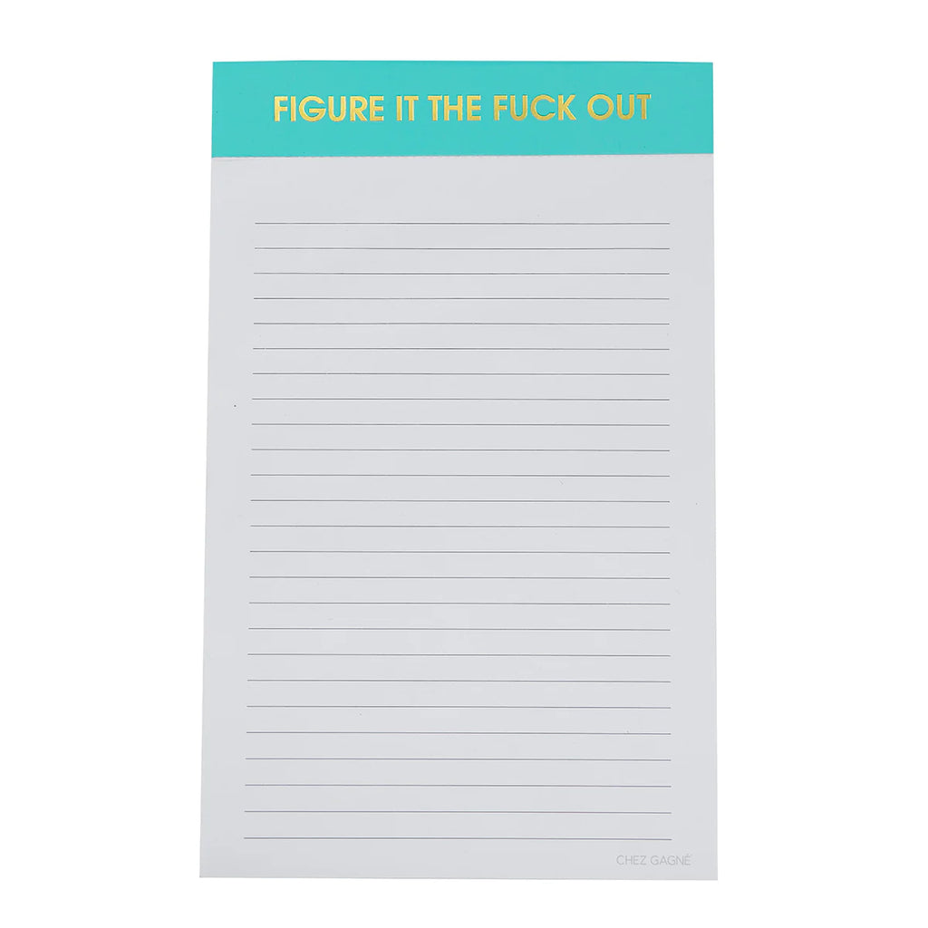 Chez Gagne Figure it Out Notepad - Charles Mayer