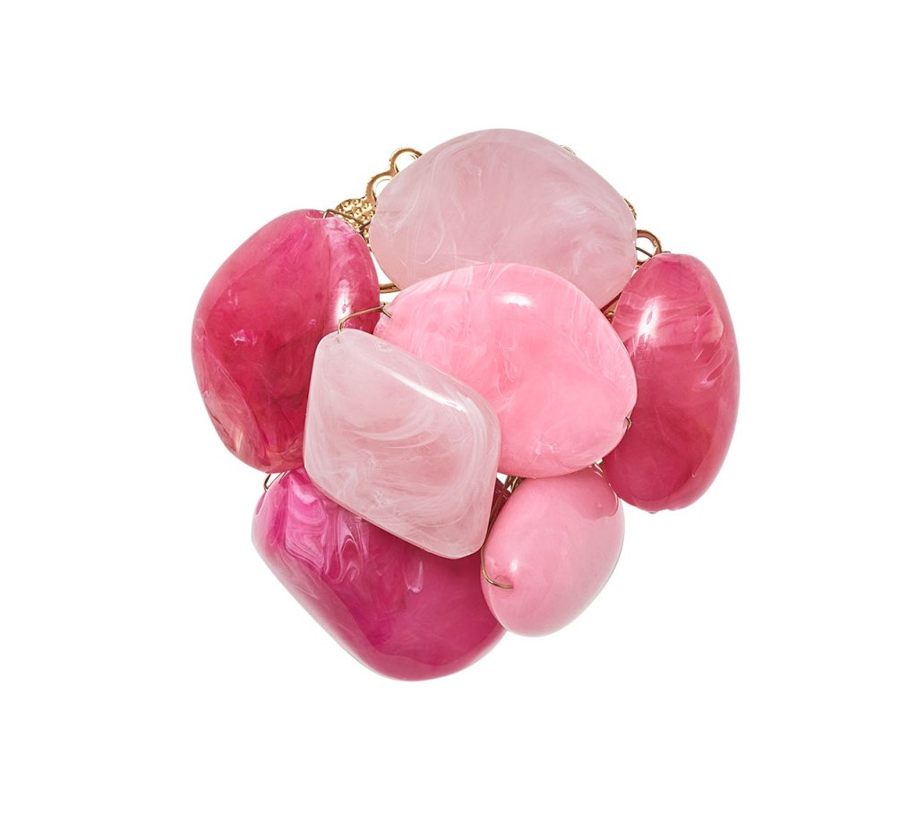Kim Seybert Sea Stone Pink Napkin Ring - Charles Mayer