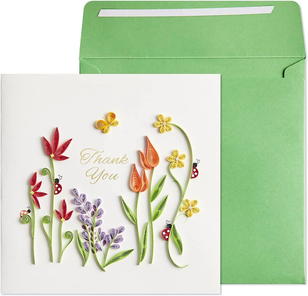 Niquea.D Quilled Gardening Thank You Card - Charles Mayer