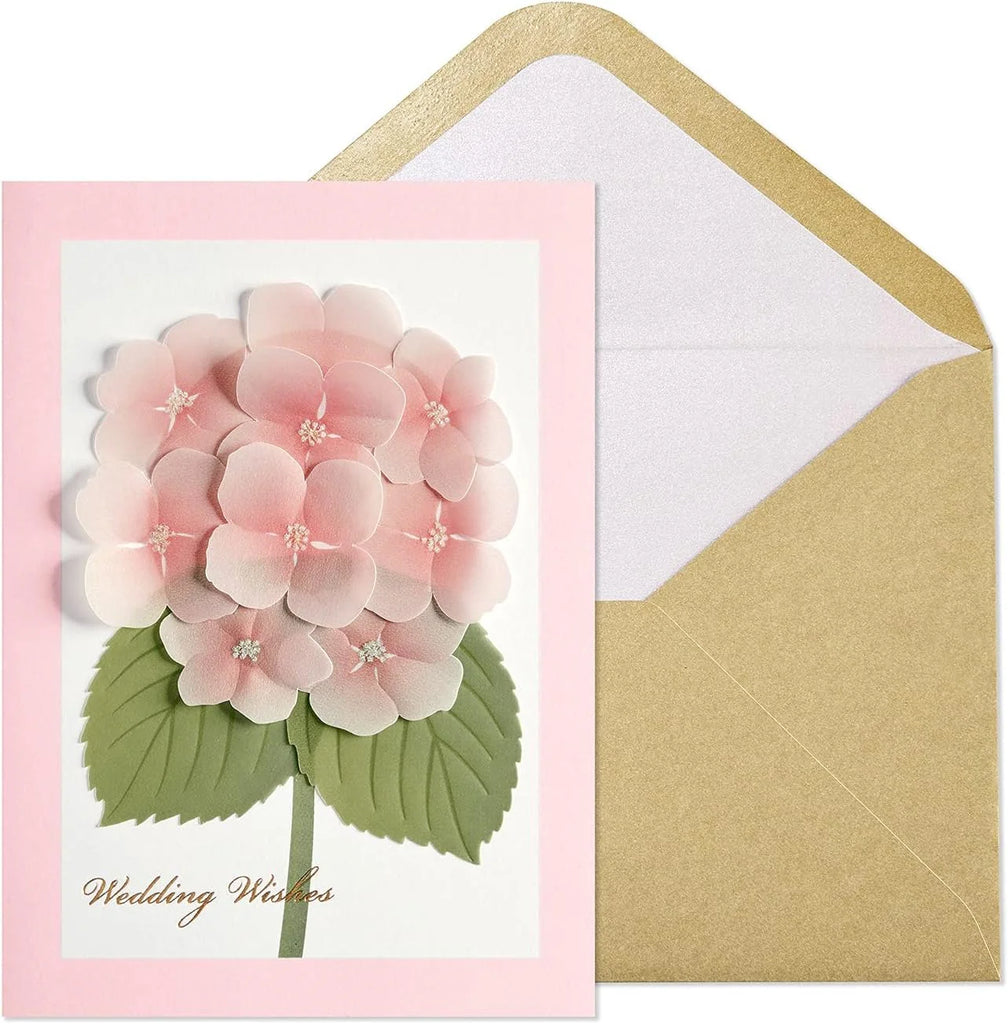 Niquea.D Vellum Hydrangea Wedding Card - Charles Mayer