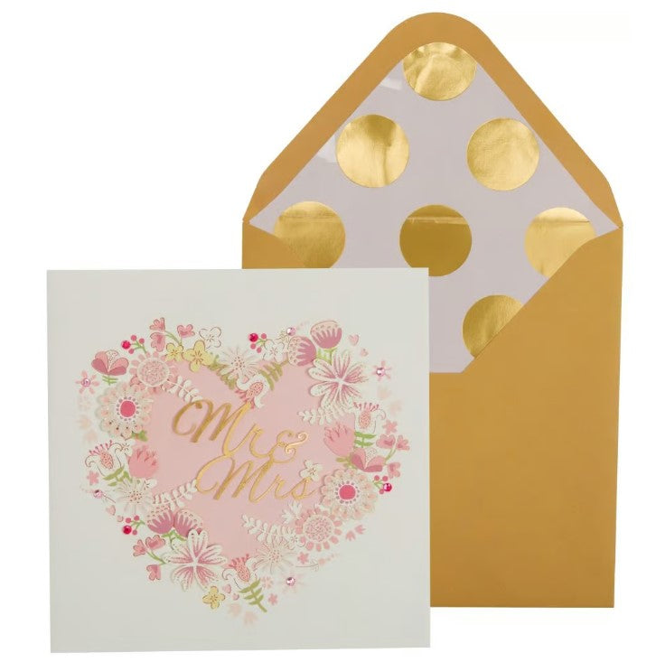 Niquea.D Heart Wreath wedding Card - Charles Mayer