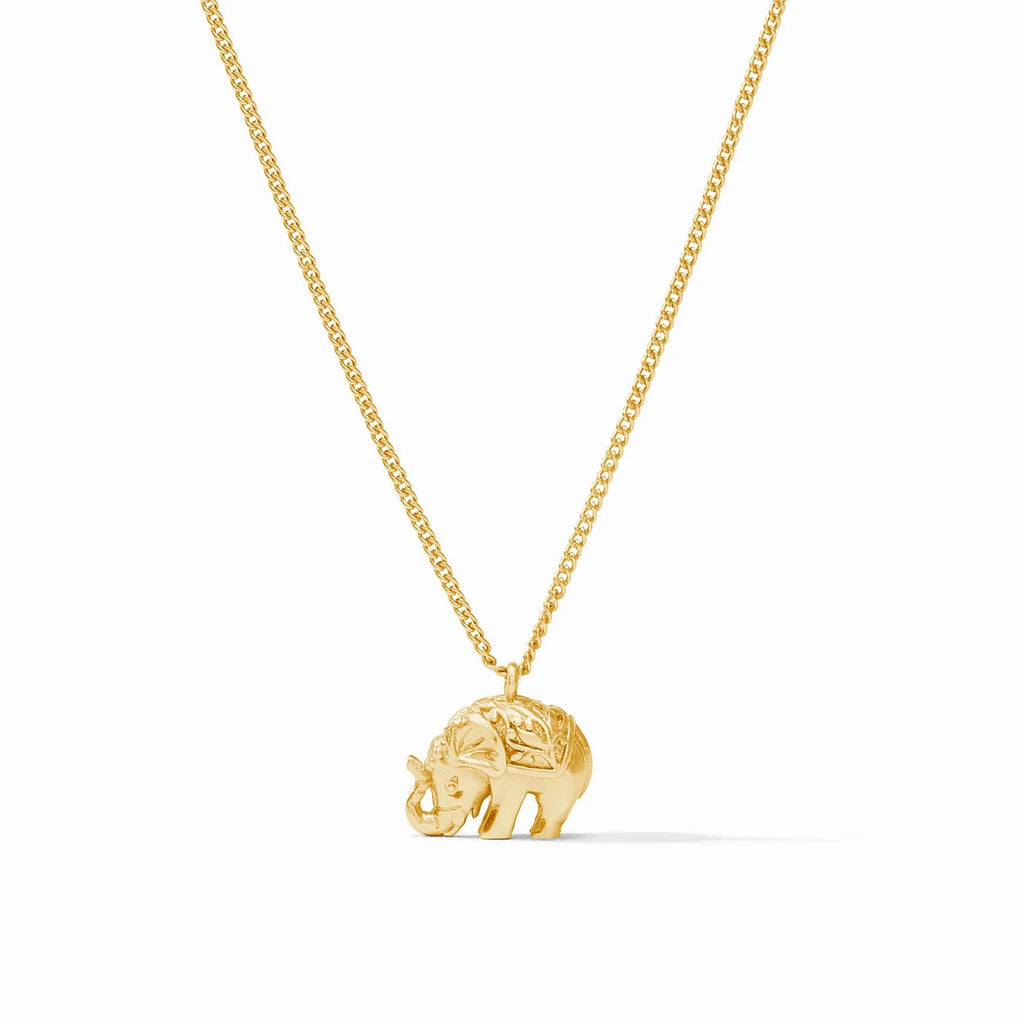 Julie Vos Gold Delicate Elephant Necklace - Charles Mayer