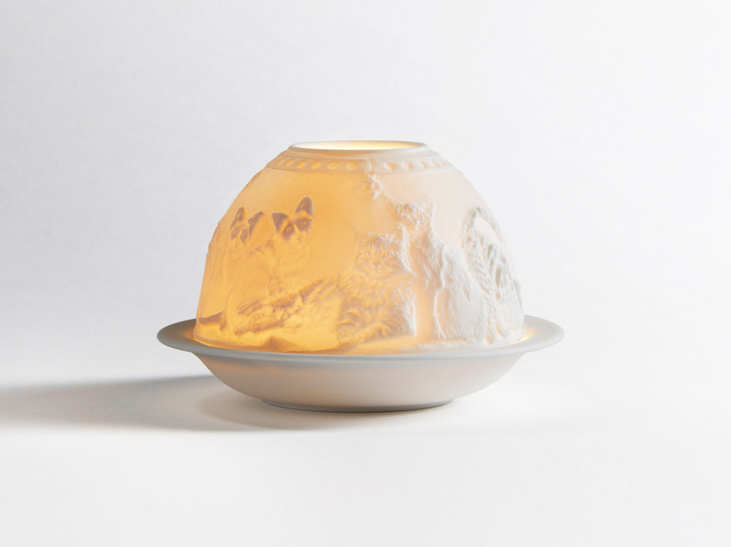 Bernardaud Cats Votive - Charles Mayer