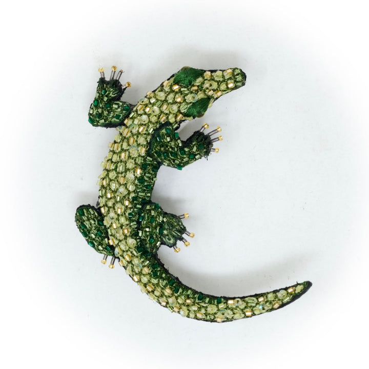 Trovelore Nile Crocodile Brooch Pin - Charles Mayer
