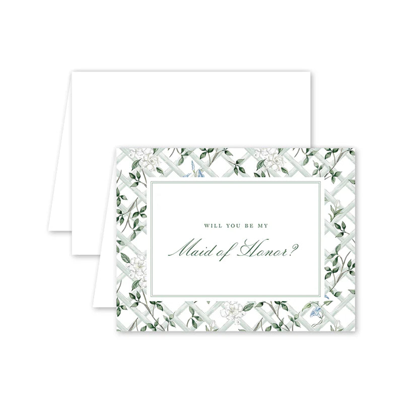 Dogwood Hill Maid of Honor Card - Charles Mayer