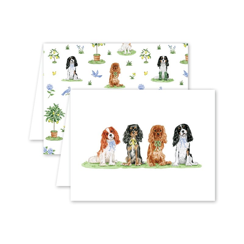 Dogwood Hill Cavalier Garden Card - Charles Mayer