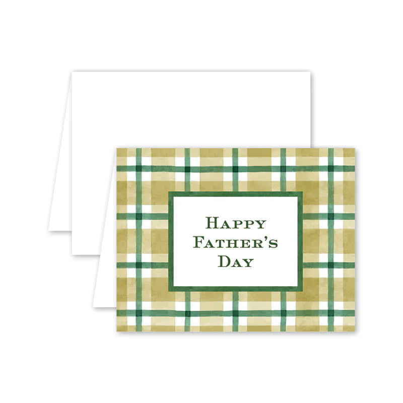 Dogwood Hill Pheasant Plaid Father's Day Card - Charles Mayer