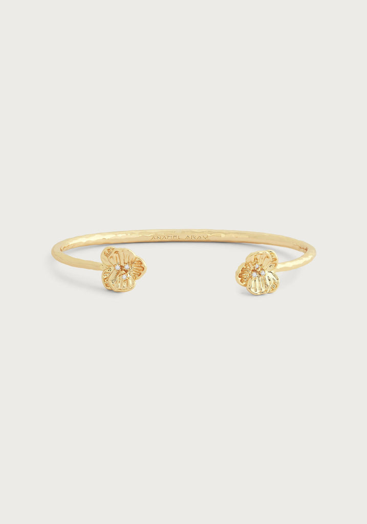 Anabel Aram Orchid Gold Bangle - Charles Mayer