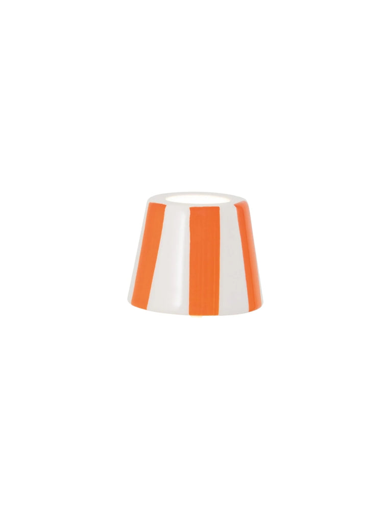 Zafferano Lido Stripe Micro Shade, Orange - Charles Mayer