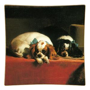 Marye Kelley King Charles Cavalier Tissue Box - Charles Mayer