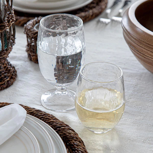 Juliska Puro White Wine Stemless Glass - Charles Mayer