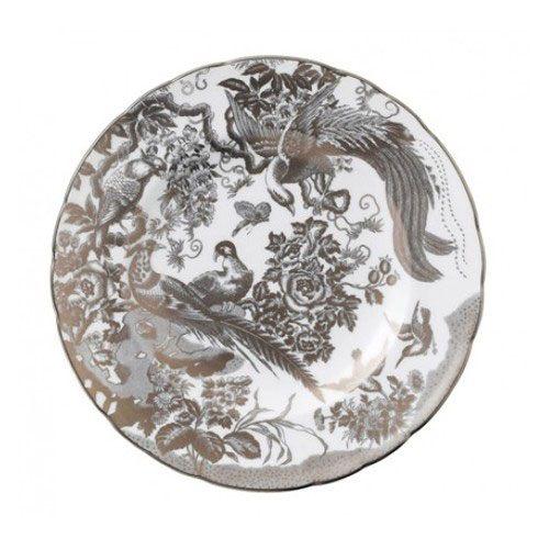 Royal Crown Derby Aves Palladium Salad Plate - Charles Mayer