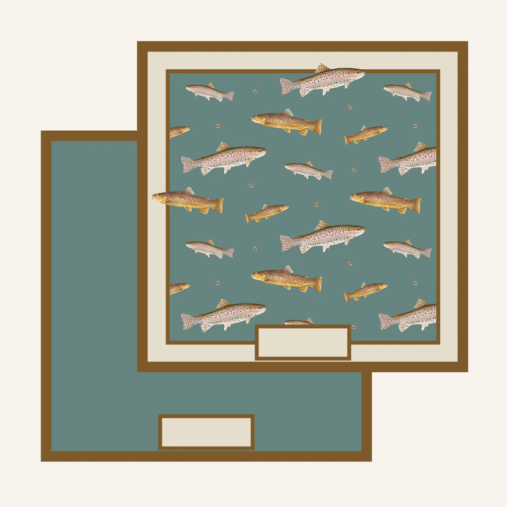 Clara Williams Catch and Release Reversible Paper Placemats, Set of 12 - Charles Mayer