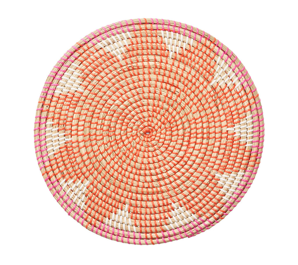 Kim Seybert Pink & Orange Majorelle Placemat - Charles Mayer
