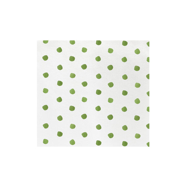 Vietri Papersoft Green Dot Guest Napkins, Pack of 50 - Charles Mayer