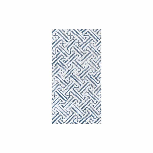 Vietri Blue Greek Key Guest Napkin - Charles Mayer