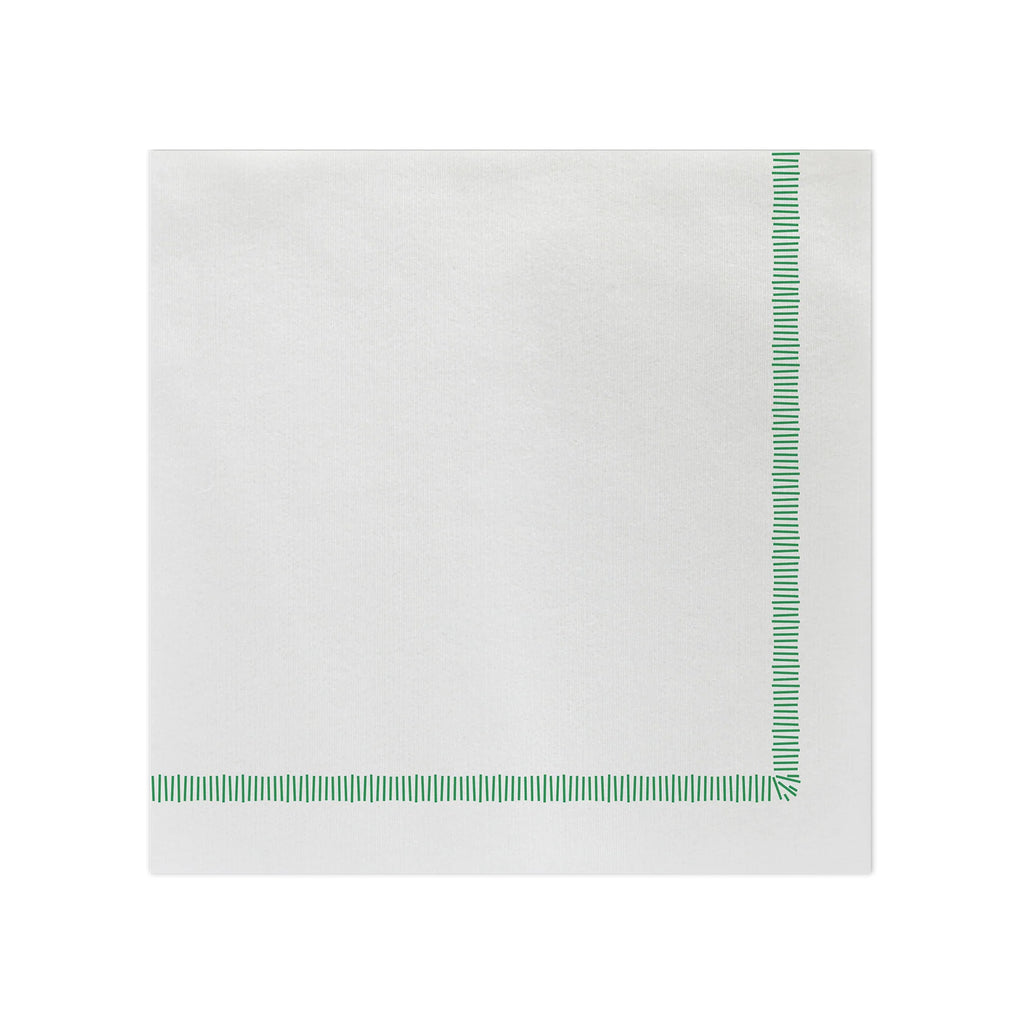 Vietri Papersoft Green Fringe Dinner Napkins - Charles Mayer