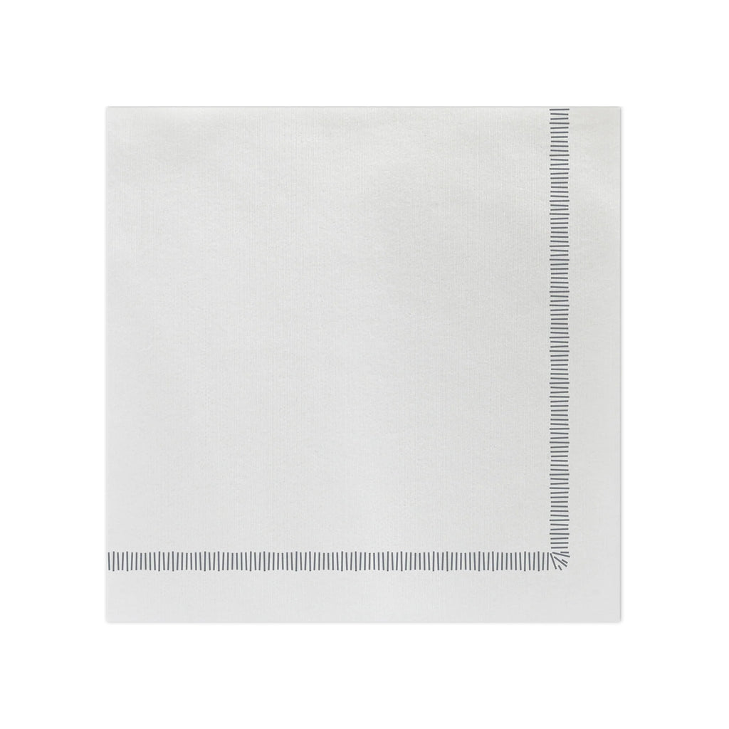 Vietri Papersoft Gray Fringe Dinner Napkins - Charles Mayer