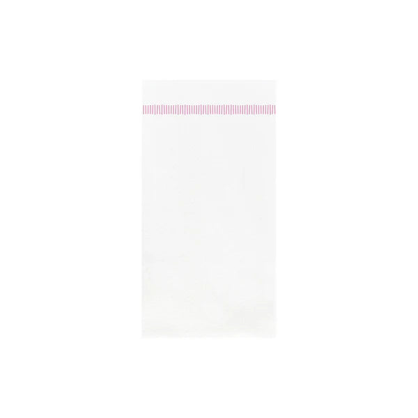 Vietri Papersoft Pink Fringe Guest Napkin - Charles Mayer