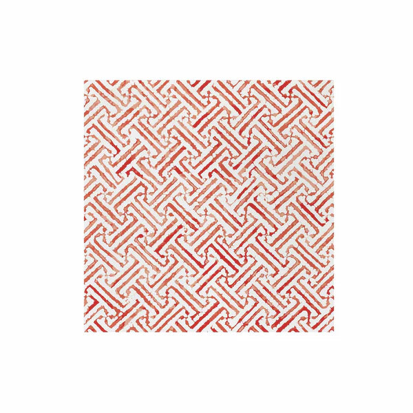 Vietri Papersoft Red Greek Key Dinner Napkin - Charles Mayer