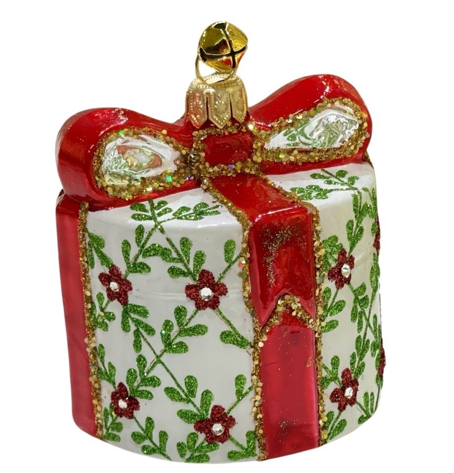 Jinglenog Presently Posey Ornament - Charles Mayer