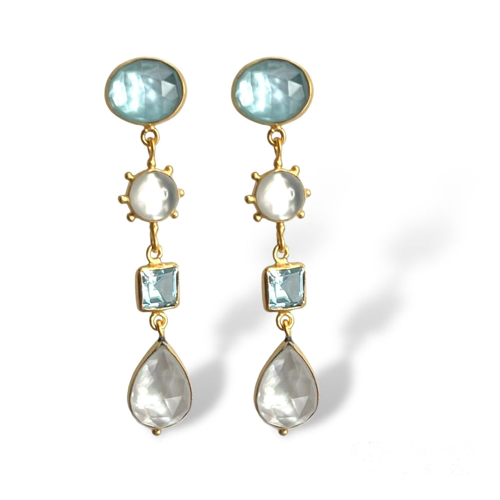 Dina Mackney Ethereal Linear Earrings - Charles Mayer
