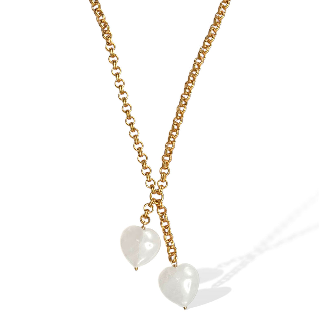Dina Mackney Twin Hearts Necklace - Charles Mayer
