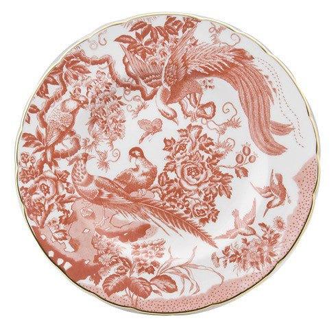 Royal Crown Derby Aves Red Dinner Plate - Charles Mayer
