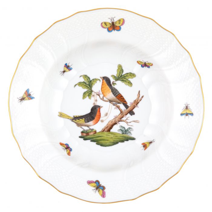 Herend Rothschild Bird Rim Soup - Motif #8 - Charles Mayer