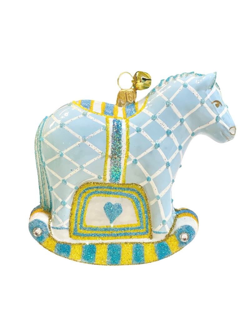Jinglenog Rockaby Baby Blue Ornament - Charles Mayer