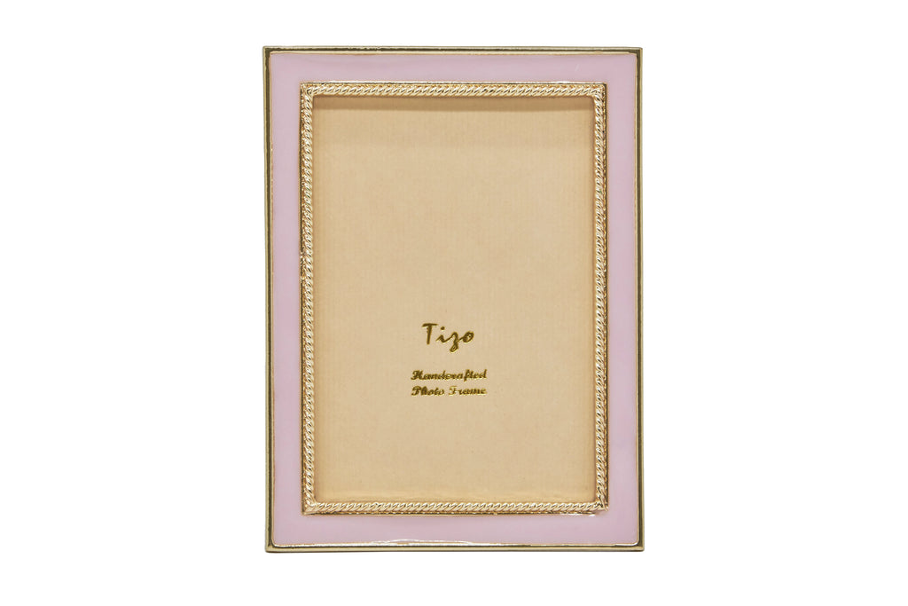 Tizo 2.5*3.5 Pink Enamel Frame - Charles Mayer