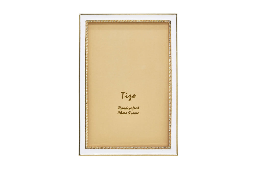 Tizo 5*7 White Enamel Frame - Charles Mayer
