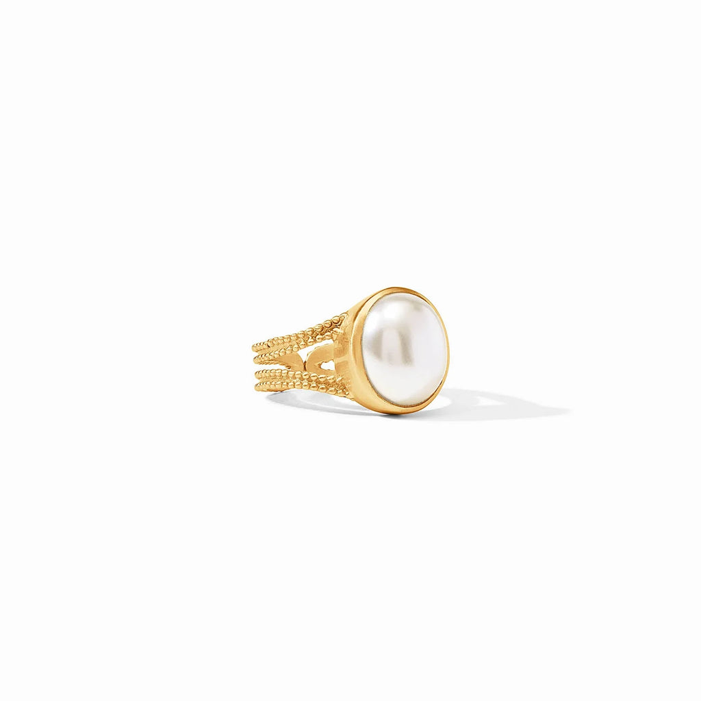 Julie Vos Cabochon Pearl Ring, Size 7 - Charles Mayer
