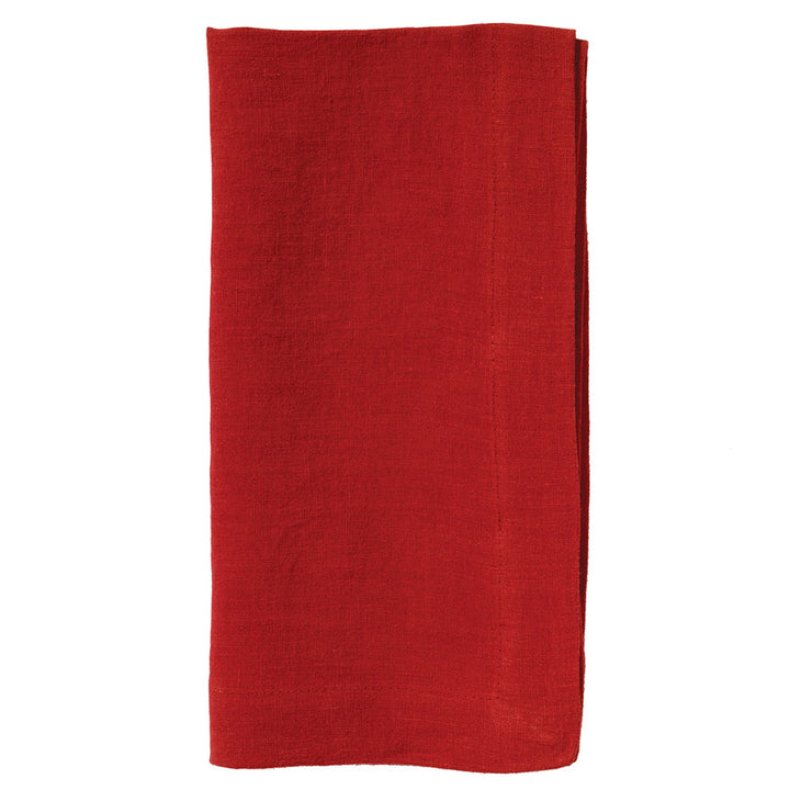 Bodrum Riviera Burgundy Napkin - Charles Mayer