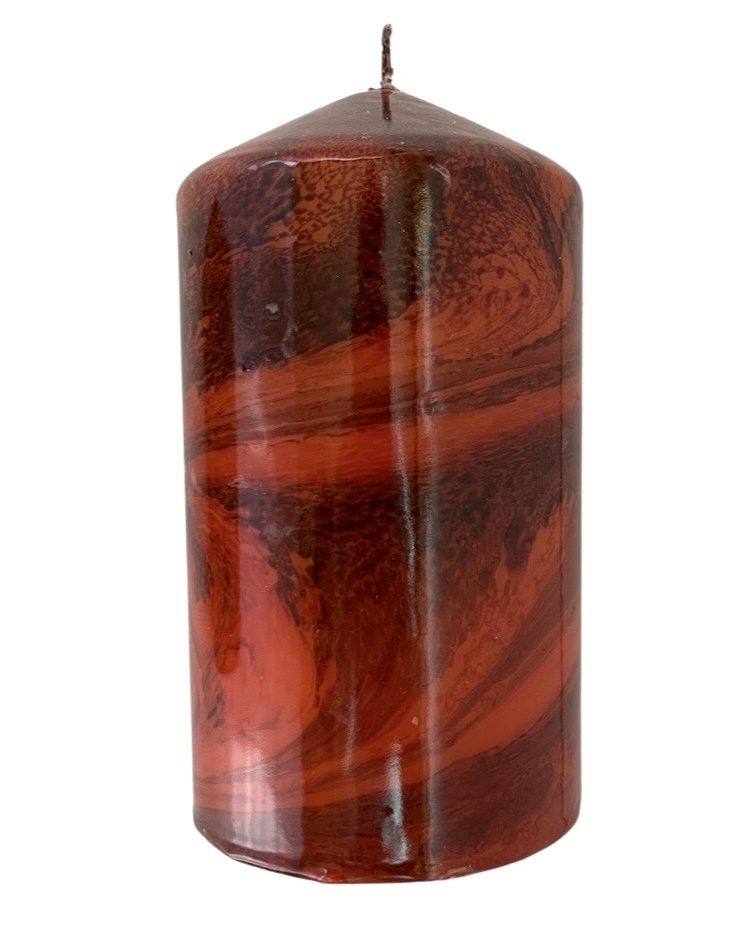 Jinglenog Saffron Sunset Pillar Candle - Charles Mayer