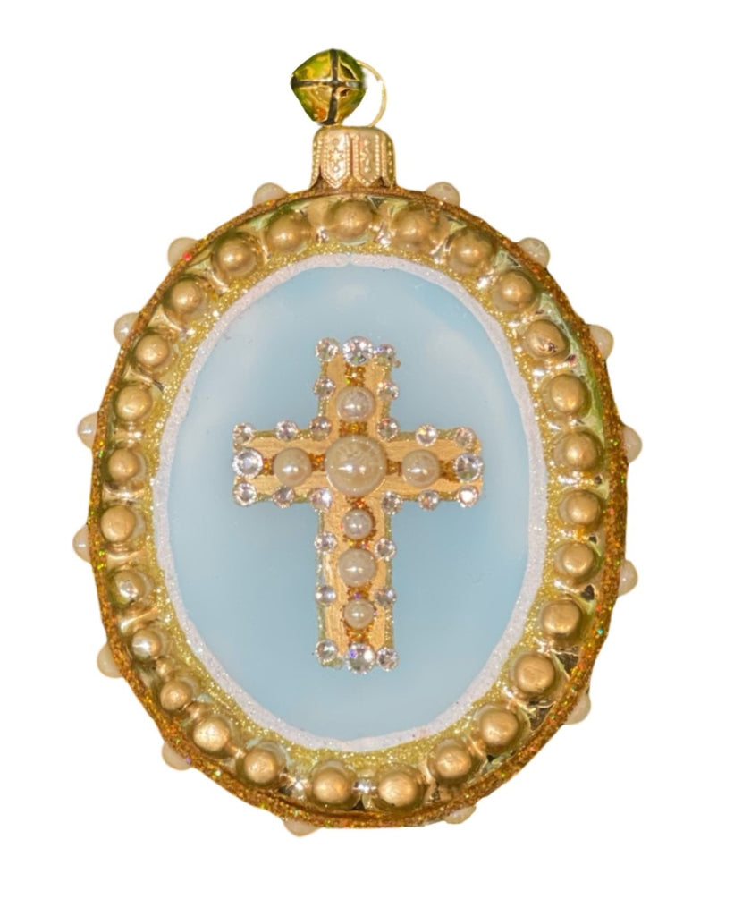 Jinglenog Sainte Croix Blue Ornament - Charles Mayer